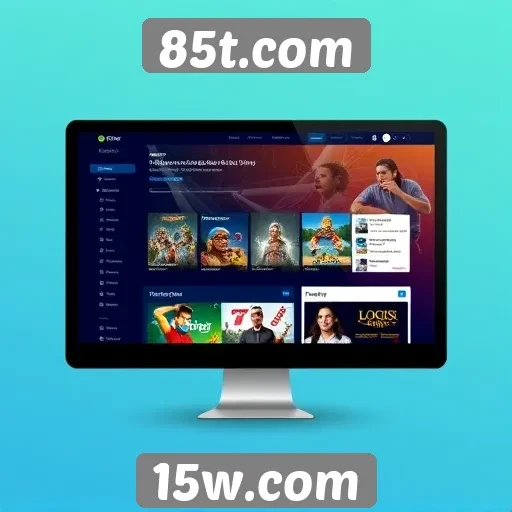 Navegação intuitiva no site 85t.com para jogadores