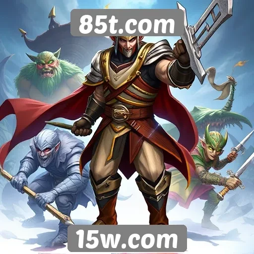 85t.com aposta em jogos de estratégia e RPG